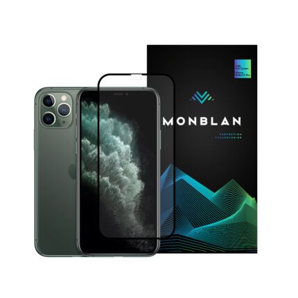 Захисне скло Monblan для iPhone X/Xs/11 Pro 2.5D Anti Static 0.26mm (Black) купити оптом