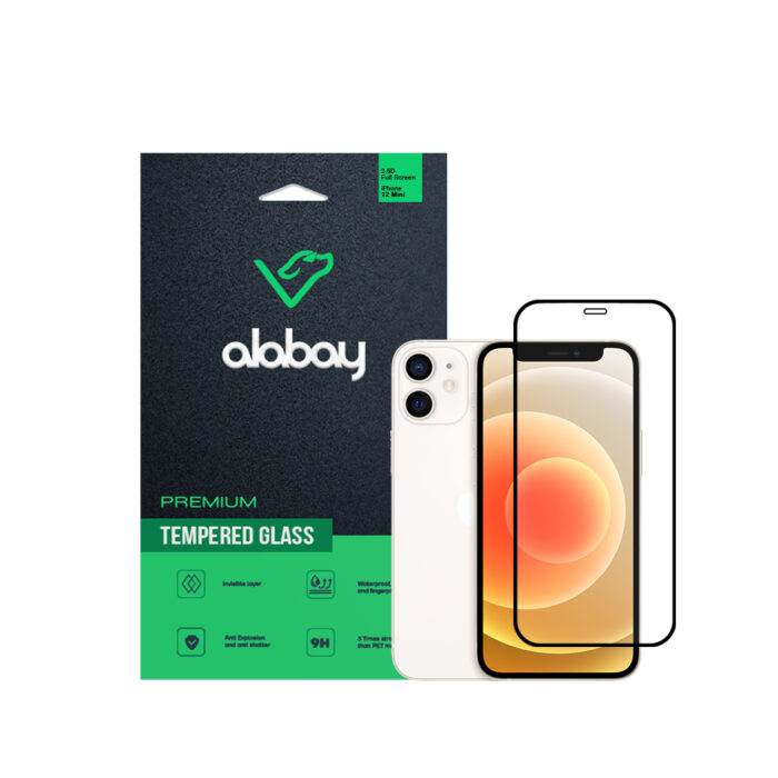 Захисне скло Alabay для iPhone 12 Mini Anti Static (Black) купити оптом