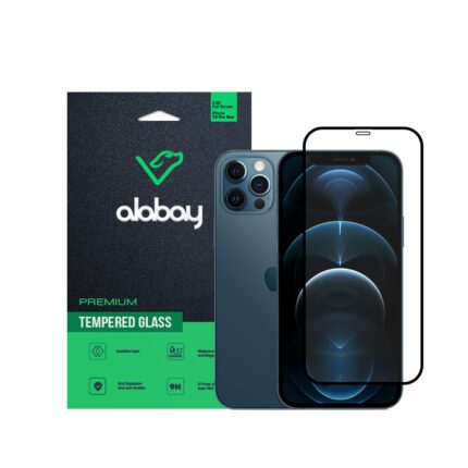 Захисне скло Alabay для iPhone 12 Pro Max Anti Static (Black) купити оптом