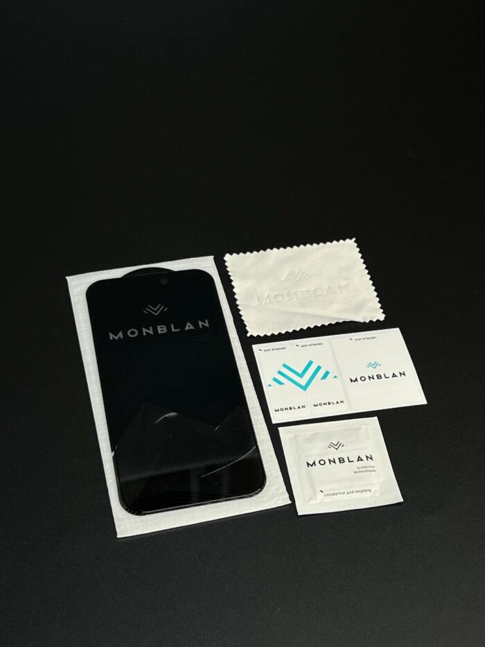 Захисне скло Monblan для iPhone 14 Pro 2.5D Anti Peep 0.26mm (Black) купити оптом