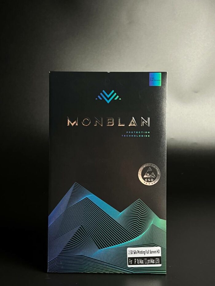 Захисне скло Monblan для iPhone Xs Max/11 Pro Max 2.5D Anti Static 0.26mm (Black) купити оптом