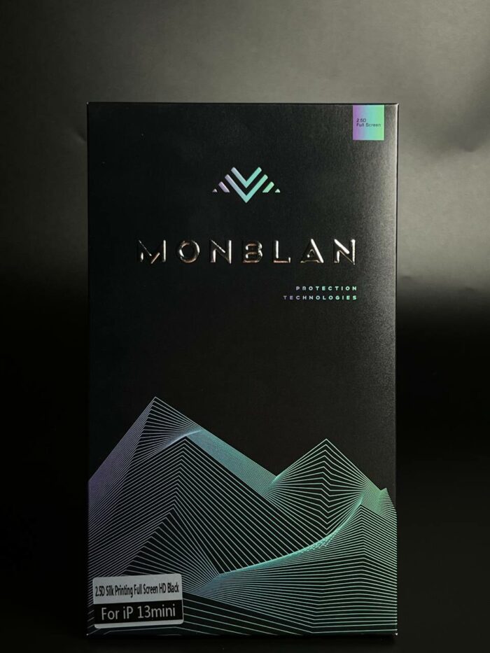 Захисне скло Monblan для iPhone 13 Mini 2.5D Anti Static 0.26mm (Black) купити оптом