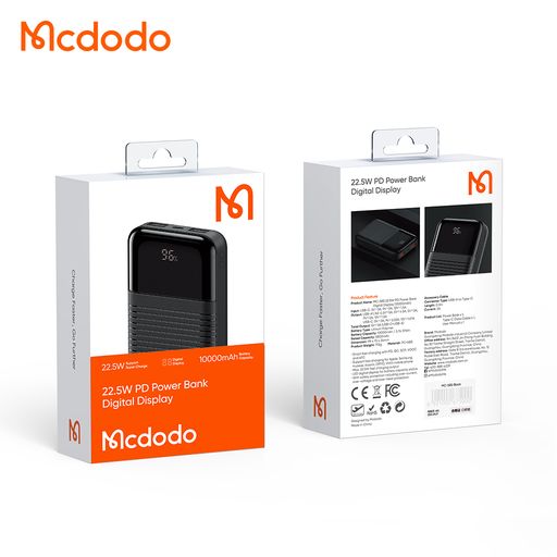 PowerBank McDodo [MC-5851] Moon 22.5W Digital Display 10000mAh купити оптом