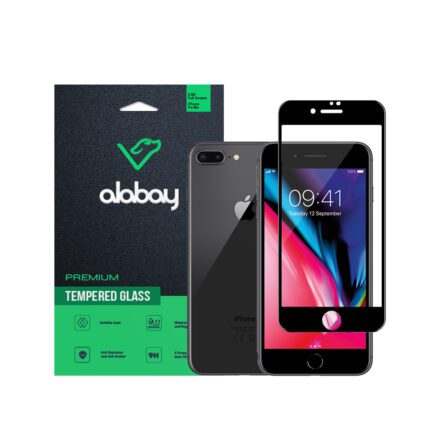 Захисне скло Alabay для iPhone 7+/8+ Anti Static (Black) купити оптом