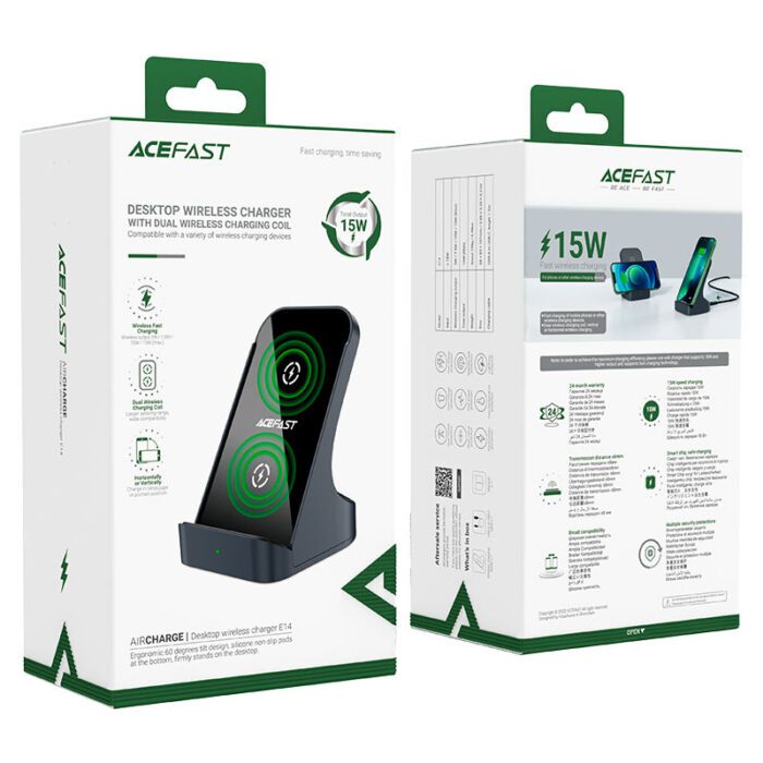 Бездротова зарядка Acefast E14 Desktop Series купити оптом