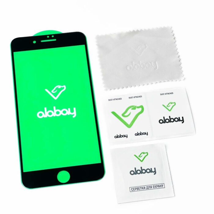 Захисне скло Alabay для iPhone 7+/8+ Anti Static (Black) купити оптом