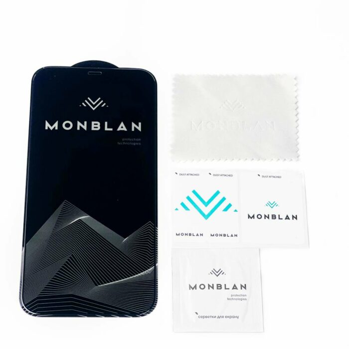Захисне скло Monblan для iPhone X/Xs/11 Pro 2.5D Anti Static 0.26mm (Black) купити оптом