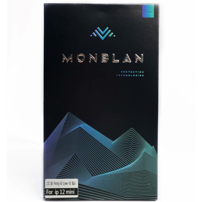 Захисне скло Monblan для iPhone 12 Mini 2.5D Anti Static 0.26mm (Black) купити оптом