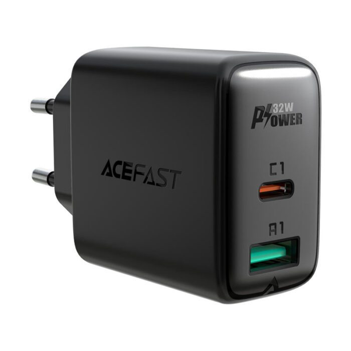Адаптер Acefast A5 PD32W USB-C+USB-A купити оптом