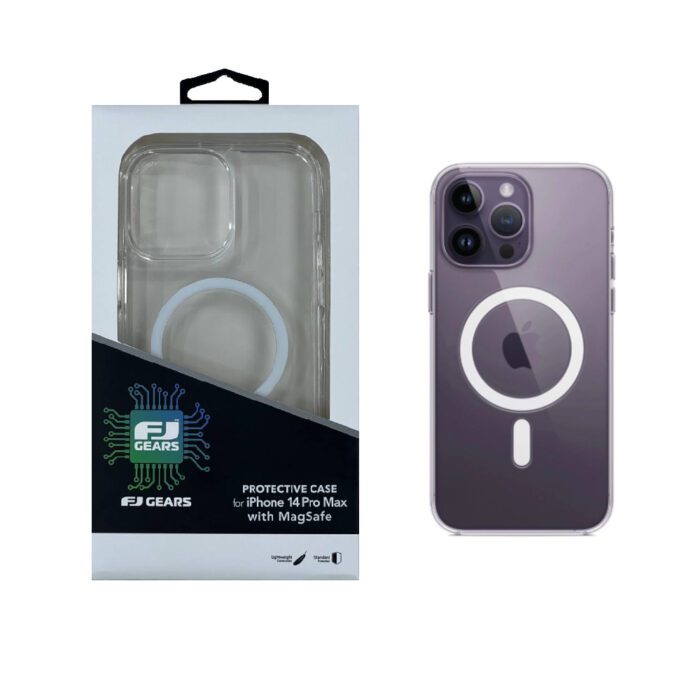 Чохол FJ для iPhone 14 Pro Max Clear Case with MagSafe Series (Transparent) купити оптом