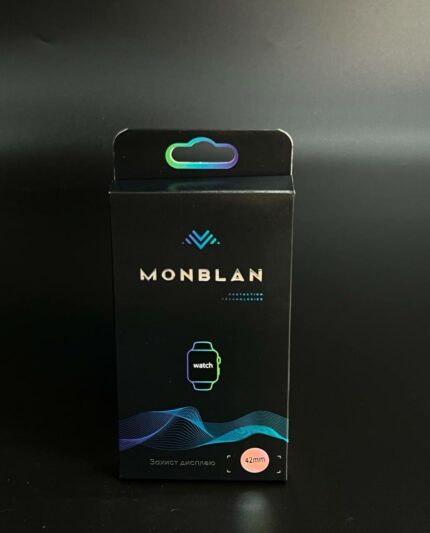Захисне скло Monblan для Apple Watch 42mm 3D Full Glue (Black) купити оптом