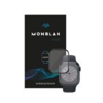 Захисне скло Monblan для Apple Watch 38mm 3D Full Glue (Black) купити оптом
