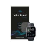 Захисне скло Monblan для Apple Watch 44mm 3D Full Glue (Black) купити оптом