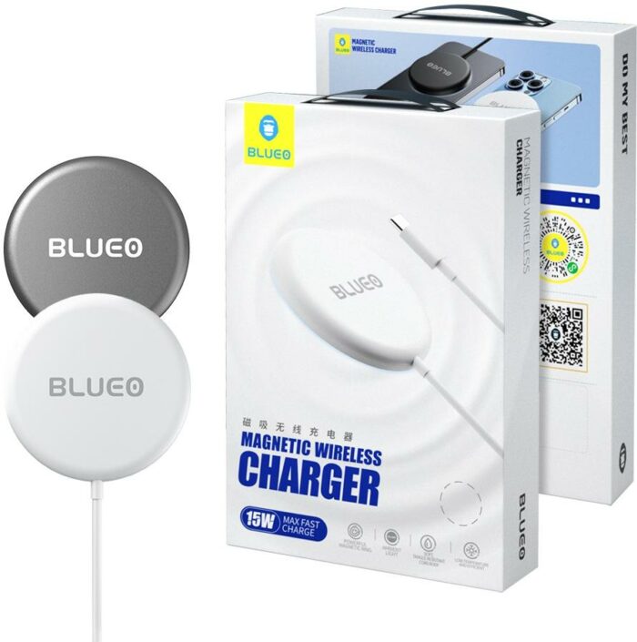 Бездротова зарядка Blueo BP5717 Magnetic Series (White) купити оптом