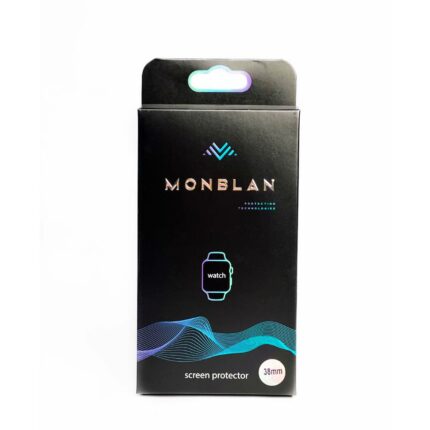 Захисне скло Monblan для Apple Watch 38mm 3D Full Glue (Black) купити оптом
