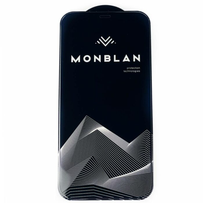Захисне скло Monblan для iPhone 12 Pro Max 2.5D Anti Peep 0.26mm (black) купити оптом