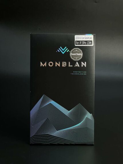 Захисне скло Monblan для iPhone 15 Pro 2.5D Anti Peep 0.26mm [Dust-Proof] (Black) купити оптом