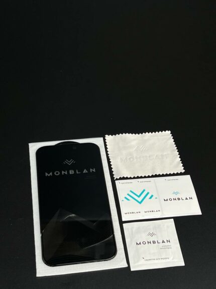 Захисне скло Monblan для iPhone 15 2.5D Anti Peep 0.26mm [Dust-Proof] (Black) купити оптом