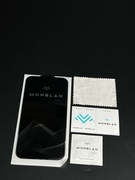 Захисне скло Monblan для iPhone 15 Plus 2.5D Anti Peep 0.26mm [Dust-Proof] (Black) купити оптом