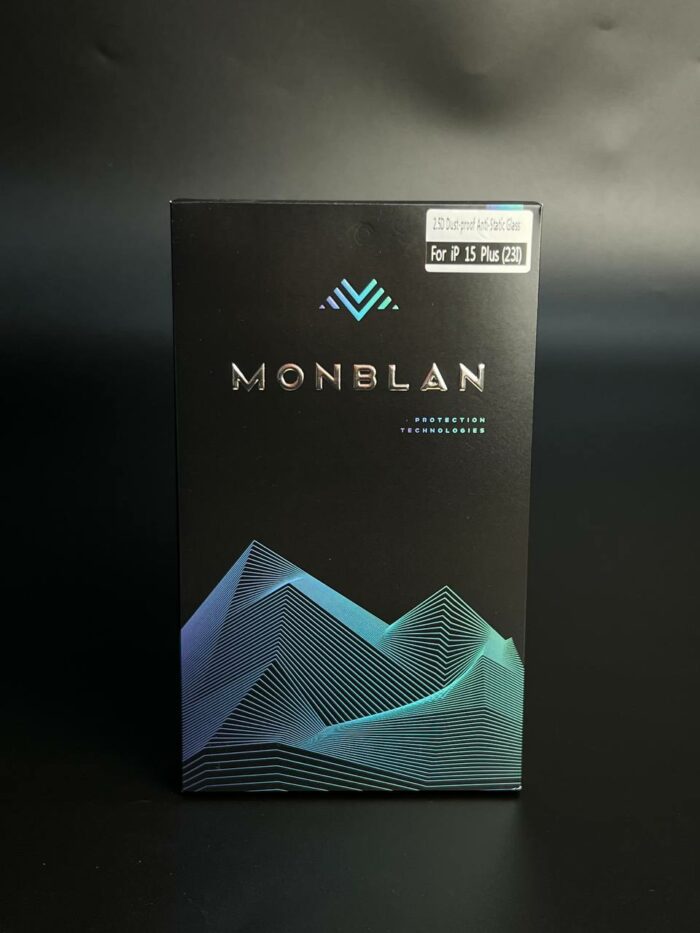 Захисне скло Monblan для iPhone 15 Plus 2.5D Anti Static 0.26mm [Dust-Proof] (Black) купити оптом