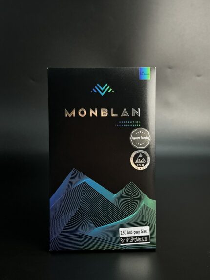 Захисне скло Monblan для iPhone 15 Pro Max 2.5D Anti Peep 0.26mm [Dust-Proof] (Black) купити оптом