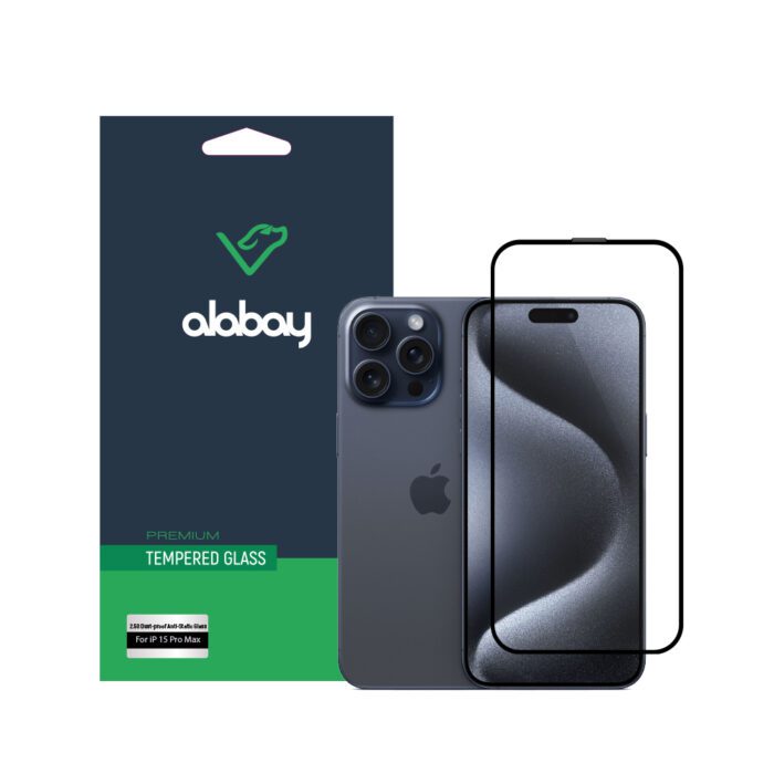 Захисне скло Alabay для iPhone 15 Pro Max Anti Static [Dust-Proof] (Black) купити оптом