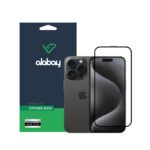 Захисне скло Alabay для iPhone 15 Pro Anti Static [Dust-Proof] (Black) купити оптом