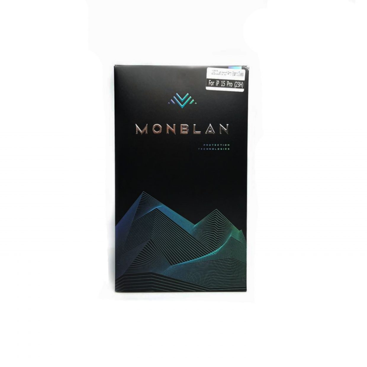 Захисне скло Monblan для iPhone 15 Pro 2.5D Anti Static 0.26mm [Dust-Proof] (Black) купити оптом
