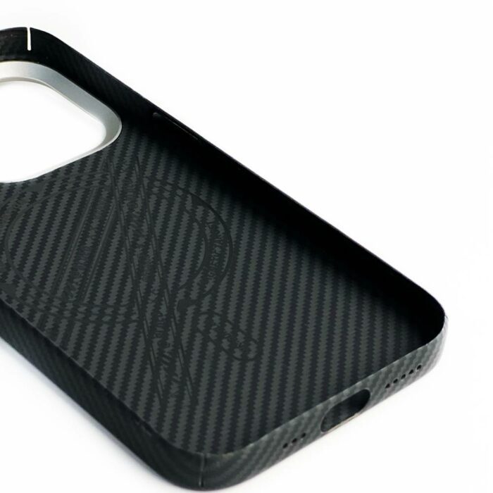 Чохол Blueo для iPhone 15 Pro [B48] 600D All-Inclusive Aramid Fiber with Magnetic Series (Black) купити оптом