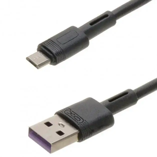 Кабель XO [NB-Q166] USB to MicroUSB 1m (Black) купити оптом