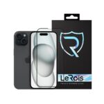 Захисне скло LeRois для iPhone 15 3D [+ Matte Back Film] (Black) купити оптом
