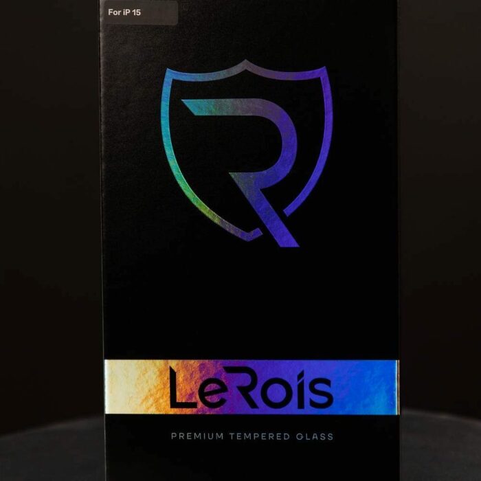 Захисне скло LeRois для iPhone 15  [LR15] 3D [+ Matte Back Film] (Black) купити оптом